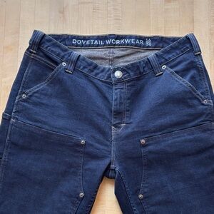 Dovetail Workwear Maven Slim Women's Jeans Size 16 Mid-Rise Stretch Denim 34x30
